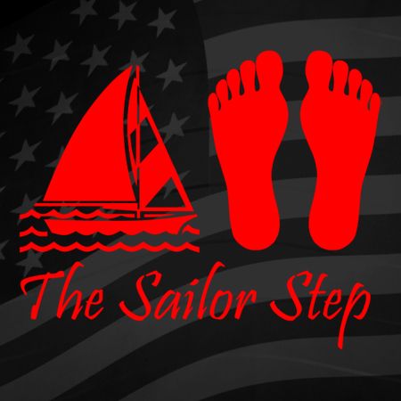 Sailor Step Iron on Decal